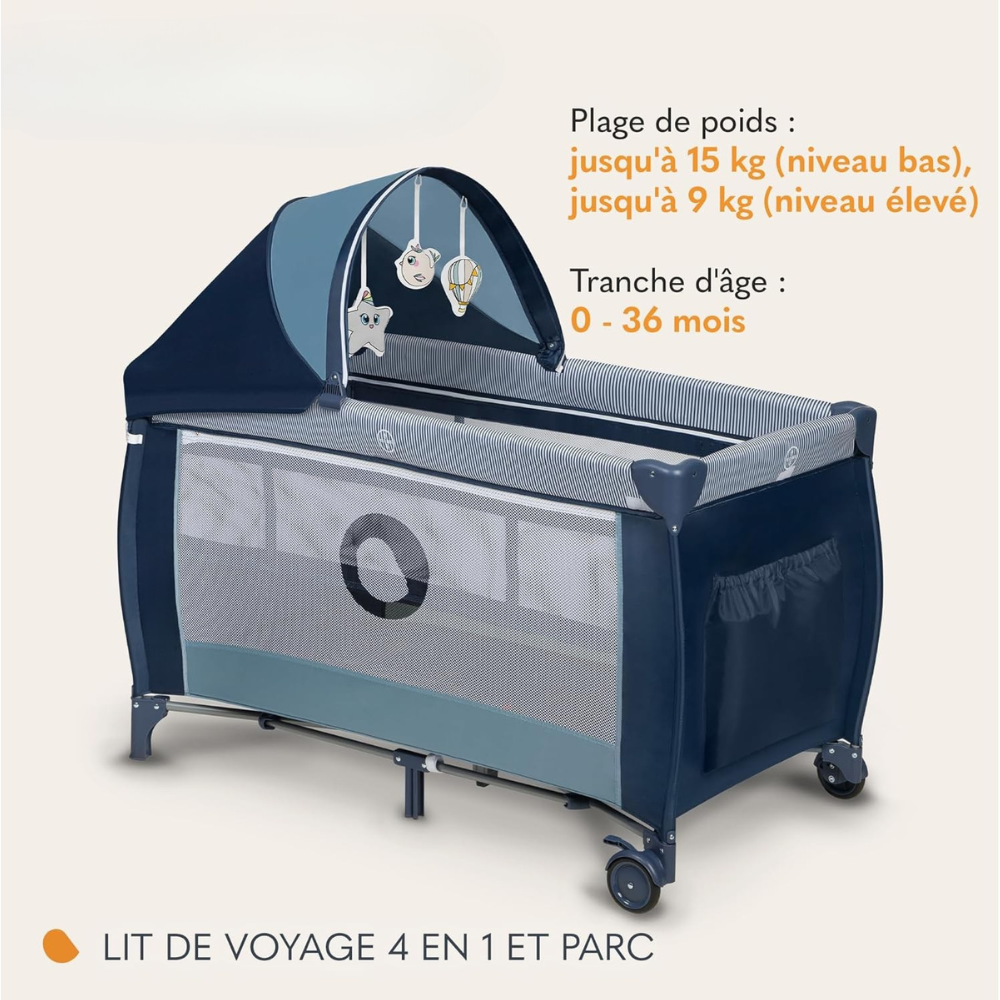 Berceau cododo évolutif 2 ans Default Title Default Title-
