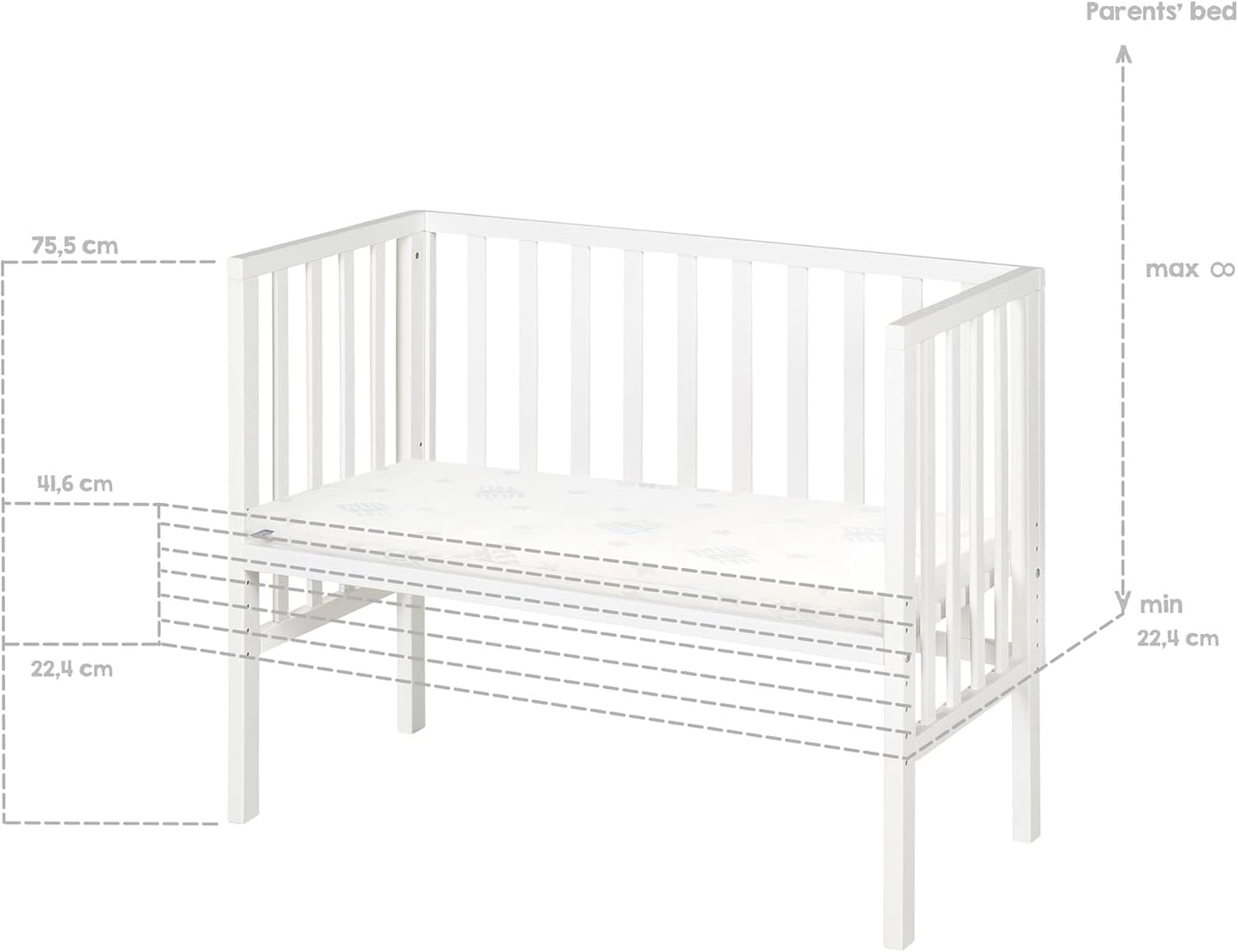 Cododo blanc et bois Blanc / Avec barrière en maille Blanc / Sans barrière en maille Blanc / Avec barrière en maille-Blanc / Sans barrière en maille-