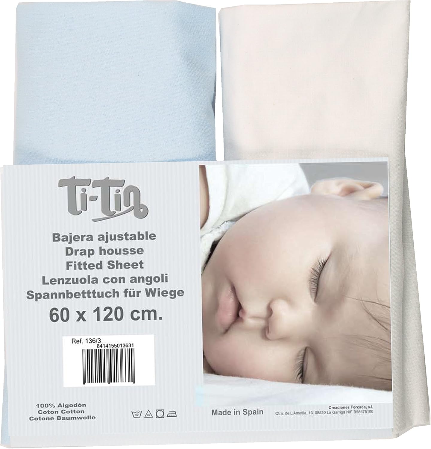 Drap housse cododo 50 x 80 50x80 cm (Lot de 2) / Blanc 50x80 cm (Lot de 2) / Bleu 50x80 cm (Lot de 2) / Rose 50x80 cm (Lot de 2) / Blanc-50x80 cm (Lot de 2) / Bleu-50x80 cm (Lot de 2) / Rose-