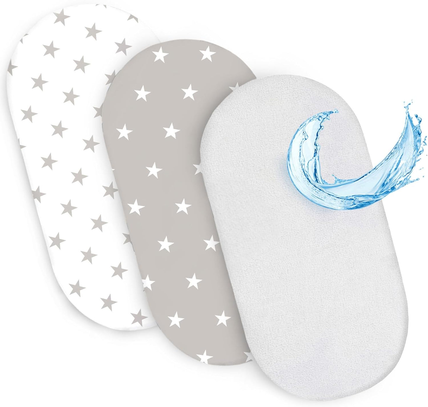 Drap housse cododo 86x50 Lot de 3 : 86 x 50 cm / Hiboux Gris Lot de 3 : 86 x 50 cm / Ours en Peluche Lot de 3 : 86 x 50 cm / Safari Blanc Lot de 3 : 86 x 50 cm / Hiboux Gris-Lot de 3 : 86 x 50 cm / Ours en Peluche-Lot de 3 : 86 x 50 cm / Safari Blanc-Lot de 3 : 86 x 50 cm / Étoiles Blanches-Lot de 3 : 86 x 50 cm / Étoiles Blanches Grises-