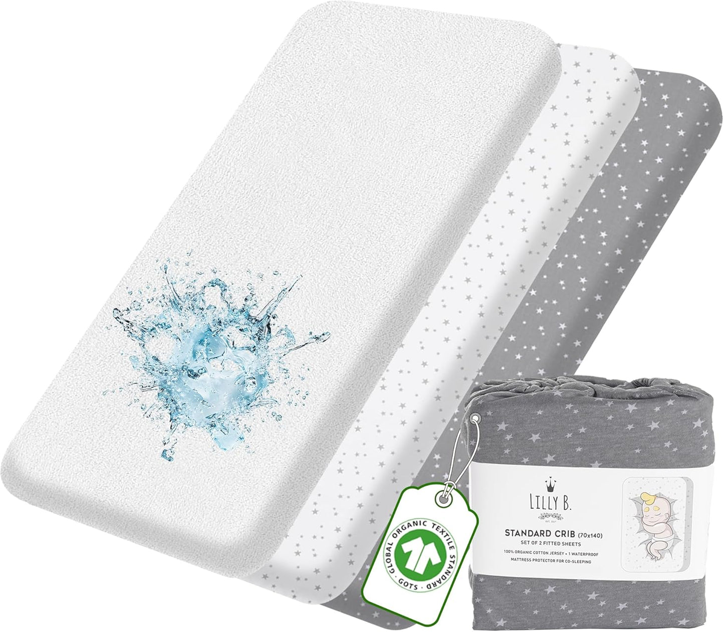 Drap housse cododo 90x50 55 x 90 cm / Jungle 55 x 90 cm / Stars 55 x 90 cm / Jungle-55 x 90 cm / Stars-