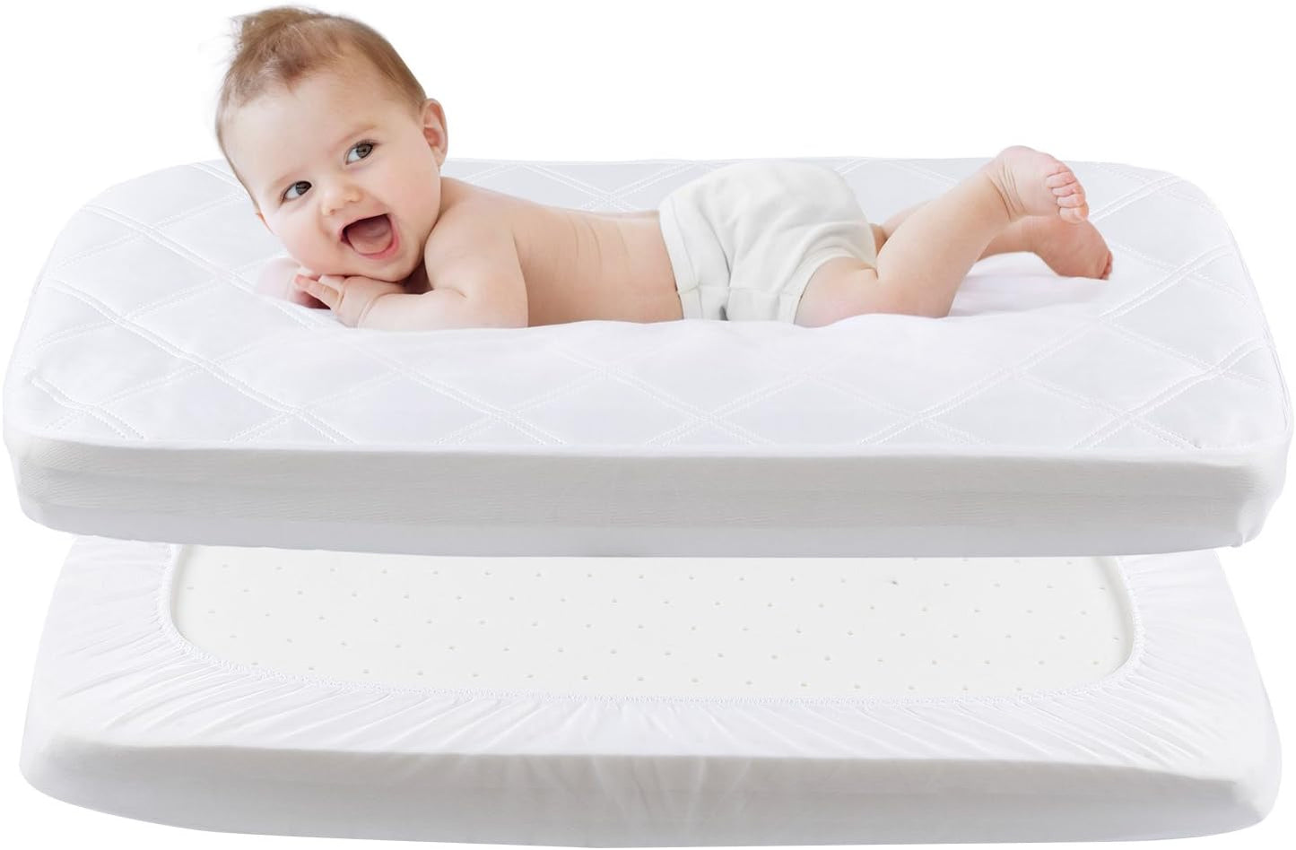 Drap housse cododo 90x52 52x90 cm (Lot de 1) / Blanc 52x90 cm (Lot de 1) / Blanc-