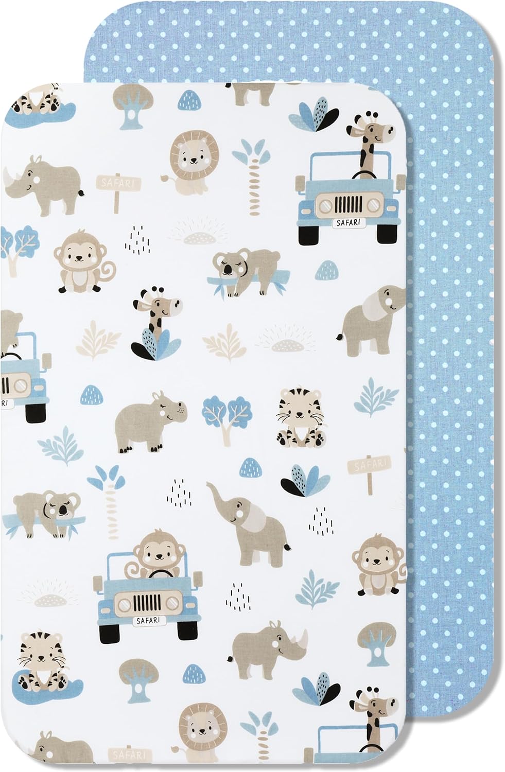 Drap housse cododo 90x55 55 x 90 cm / Animaux Bleus 55 x 90 cm / Animaux Forêt 55 x 90 cm / Arc-en-ciel 55 x 90 cm / Animaux Bleus-55 x 90 cm / Animaux Forêt-55 x 90 cm / Arc-en-ciel-55 x 90 cm / Constellation Grise-55 x 90 cm / Danseuse Rose-55 x 90 cm / Safari Bleu-