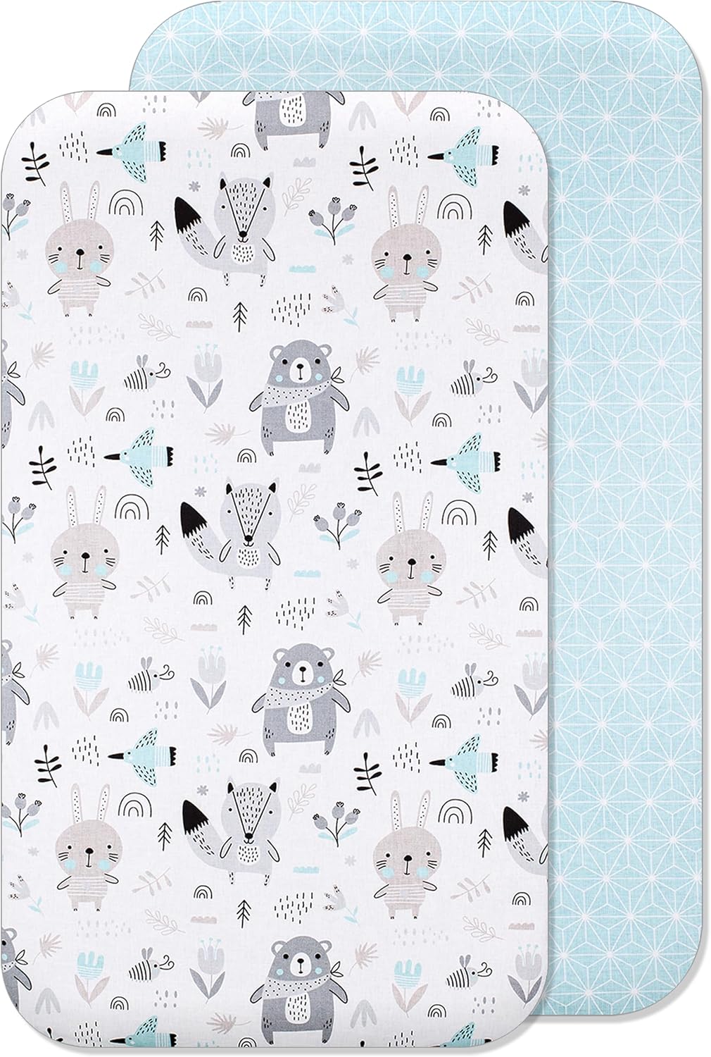 Drap housse cododo 90x55 55 x 90 cm / Animaux Bleus 55 x 90 cm / Animaux Forêt 55 x 90 cm / Arc-en-ciel 55 x 90 cm / Animaux Bleus-55 x 90 cm / Animaux Forêt-55 x 90 cm / Arc-en-ciel-55 x 90 cm / Constellation Grise-55 x 90 cm / Danseuse Rose-55 x 90 cm / Safari Bleu-