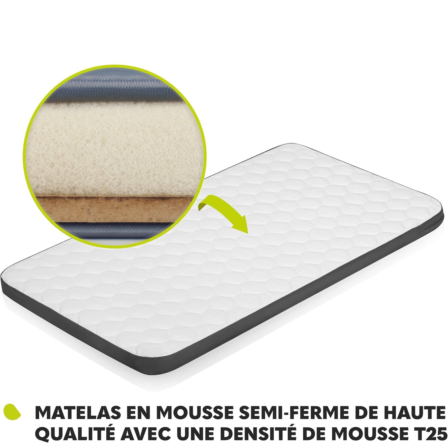Lit cododo beige Lit bébé Lit bébé-