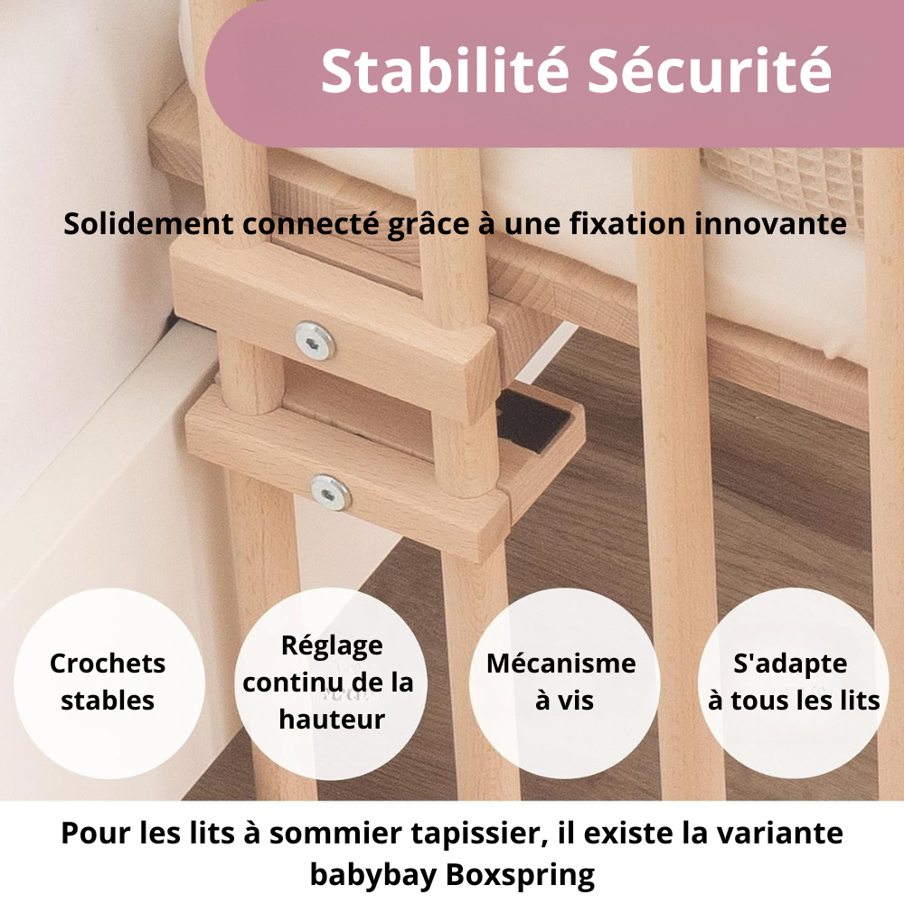 Lit cododo bois massif Laqué Naturel Laqué Naturel-
