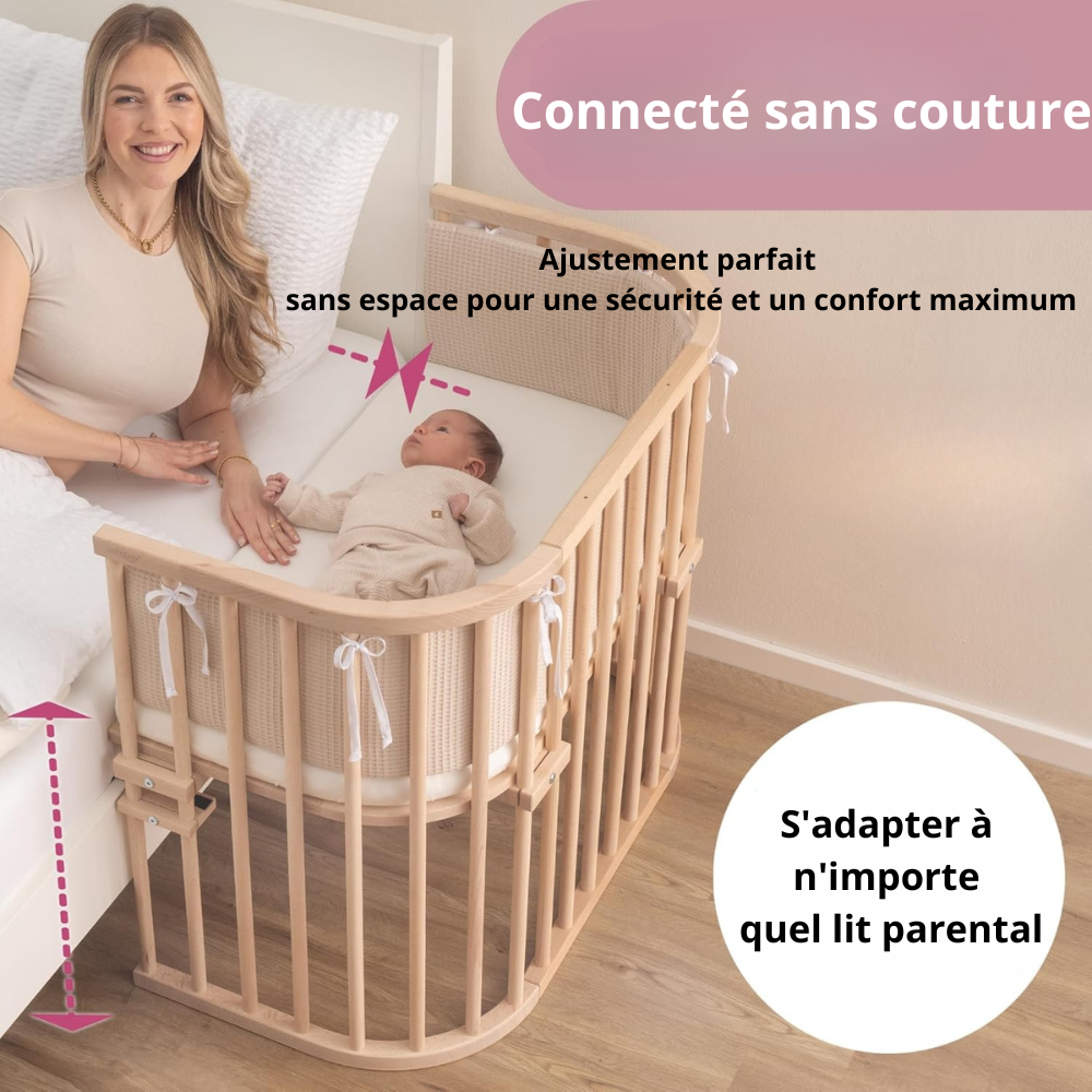 Lit cododo bois massif Laqué Naturel Laqué Naturel-