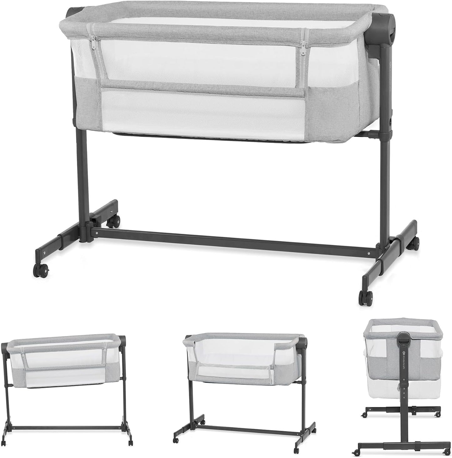 Lit cododo transportable Gris Gris-