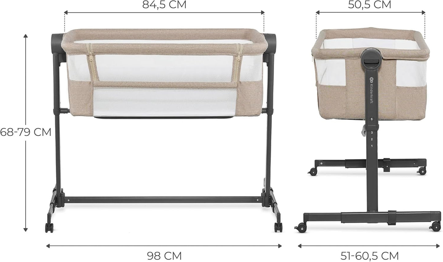 Lit cododo transportable Gris Gris-