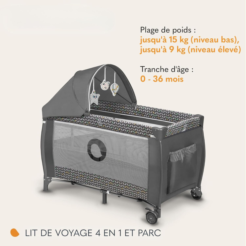 Lit évolutif 3 en 1 cododo Default Title Default Title-