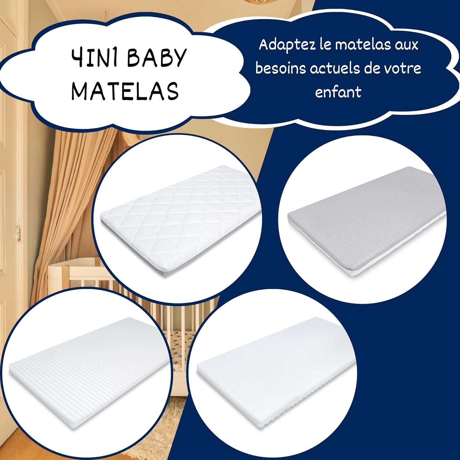 Sur matelas cododo Default Title Default Title-