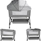 Berceau cododo bascule 113*66*84 Cm-gris 113*66*84 Cm-gris-