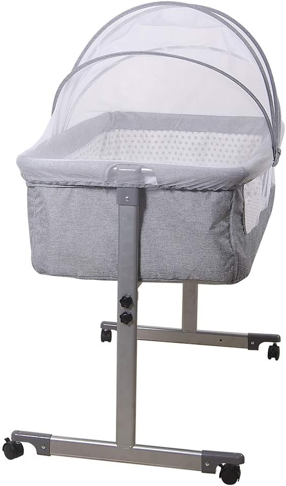 Berceau cododo bascule 113*66*84 Cm-gris 113*66*84 Cm-gris-