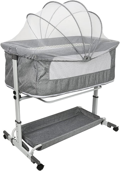 Berceau cododo bascule 113*66*84 Cm-gris 113*66*84 Cm-gris-