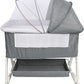 Berceau cododo bascule 113*66*84 Cm-gris 113*66*84 Cm-gris-