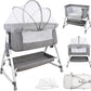 Berceau cododo bascule 113*66*84 Cm-gris 113*66*84 Cm-gris-