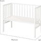 Cododo blanc et bois Blanc / Avec barrière en maille Blanc / Sans barrière en maille Blanc / Avec barrière en maille-Blanc / Sans barrière en maille-