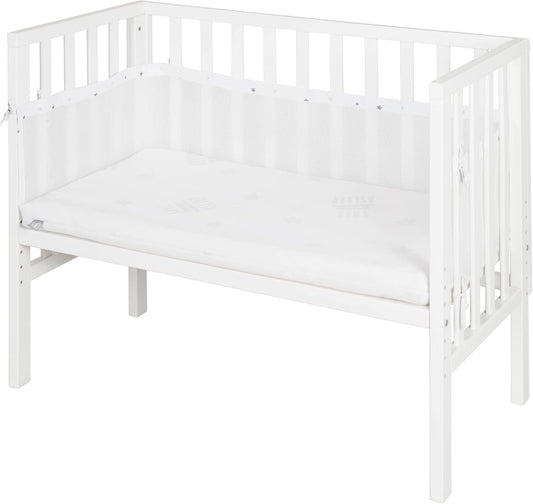 Cododo blanc et bois Blanc / Avec barrière en maille Blanc / Sans barrière en maille Blanc / Avec barrière en maille-Blanc / Sans barrière en maille-
