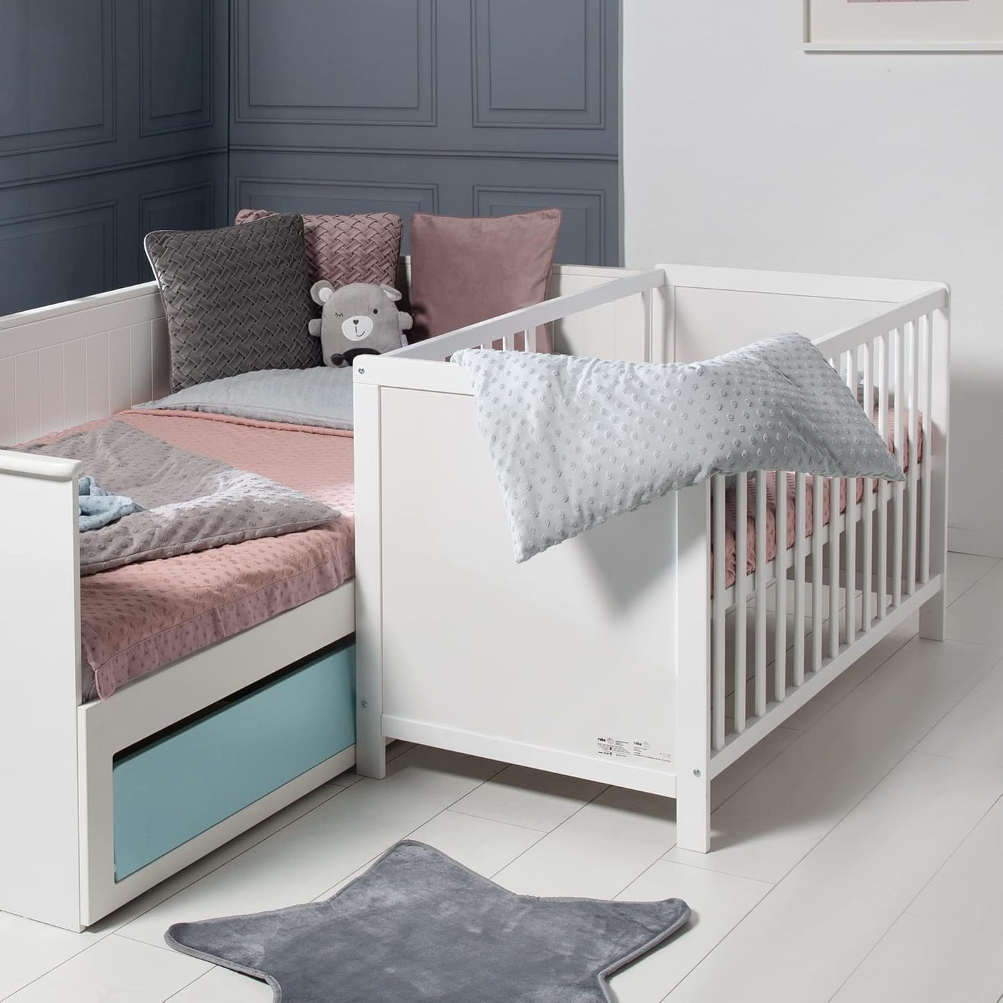 Cododo bois blanc Blanc / Lit + Matelas Blanc / Lit seul Blanc / Lit + Matelas-Blanc / Lit seul-