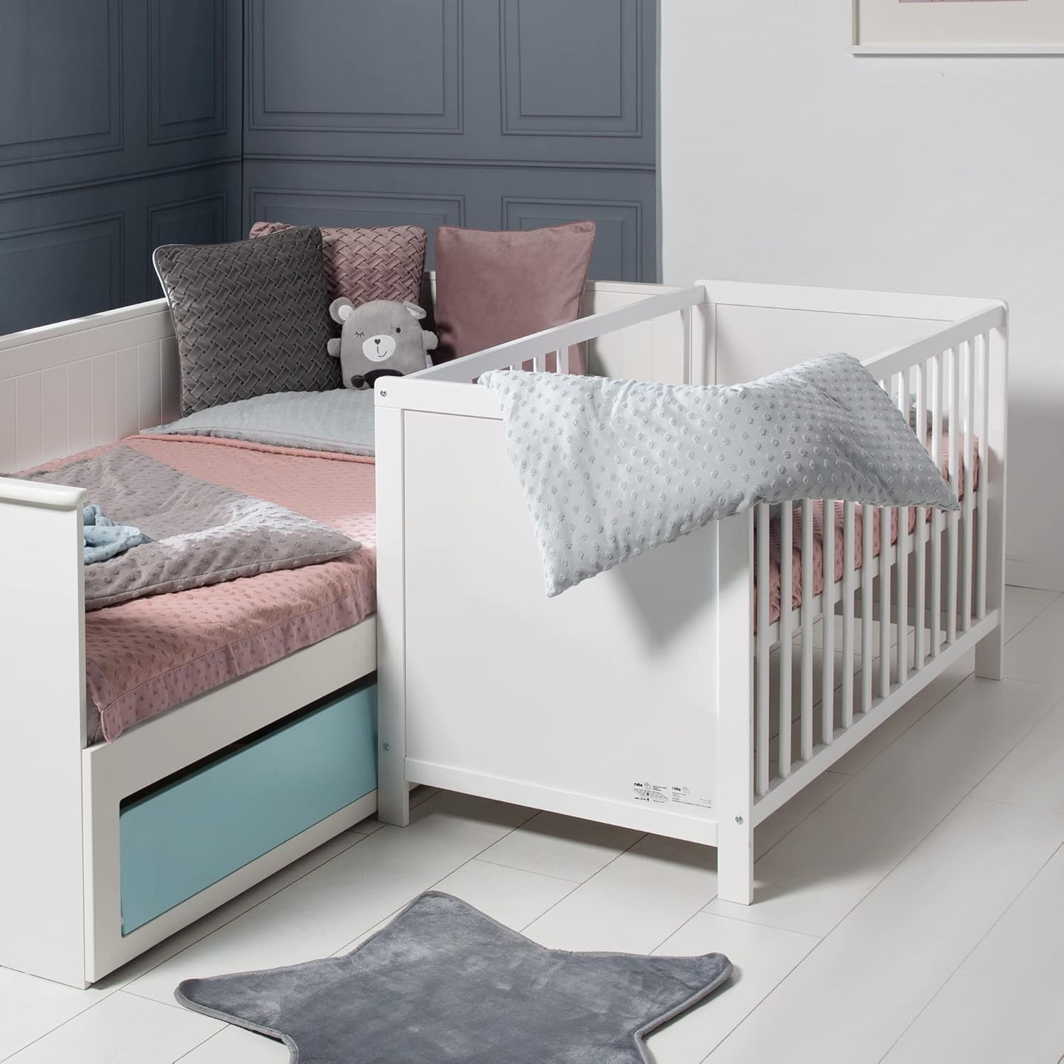 Cododo bois blanc Blanc / Lit + Matelas Blanc / Lit seul Blanc / Lit + Matelas-Blanc / Lit seul-