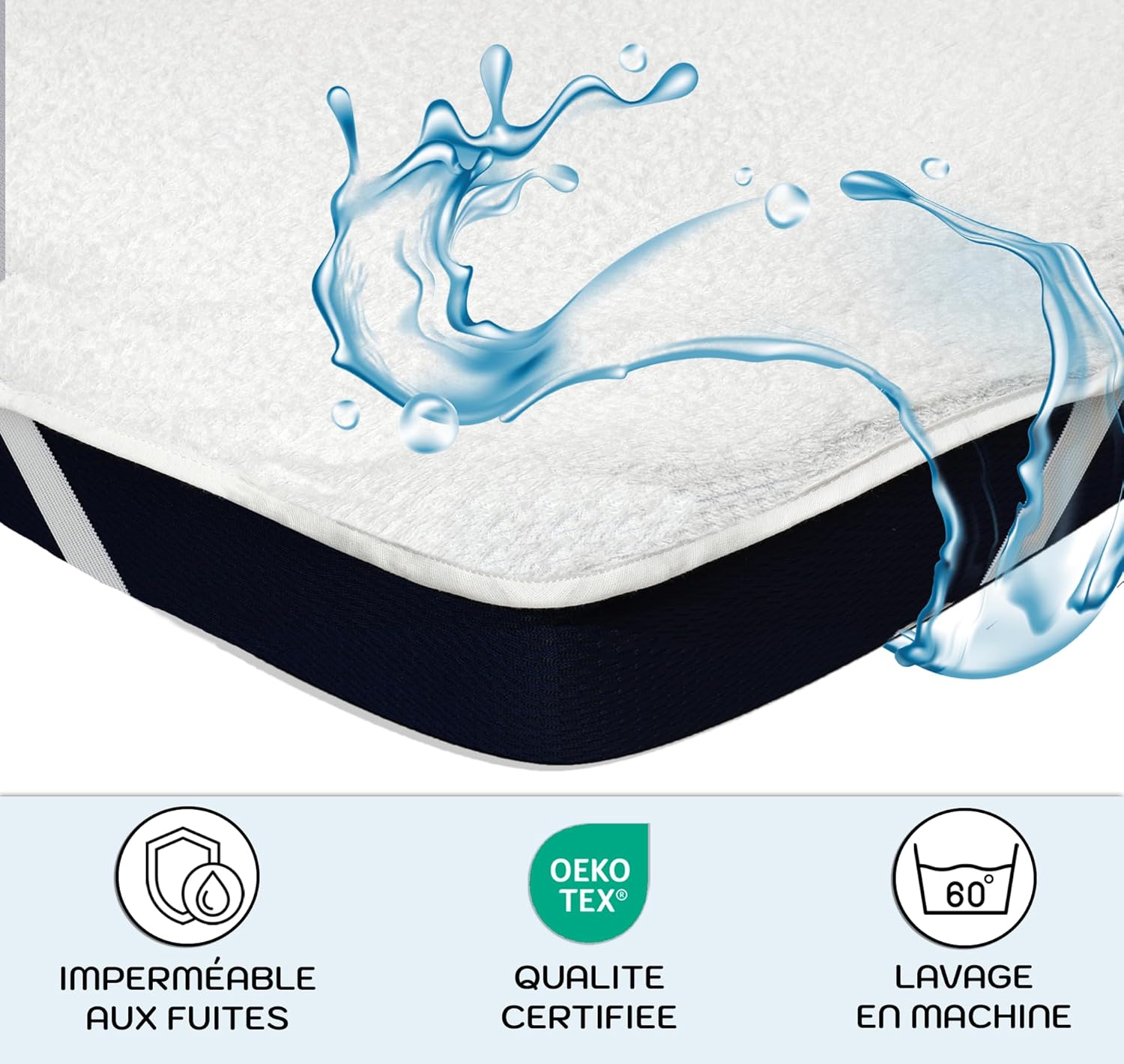 Drap housse 50x83 cododo 50 x 83 cm / Blanc/Bleu Ciel 50 x 83 cm / Blanc/Cacao 50 x 83 cm / Blanc/Eucalyptus 50 x 83 cm / Blanc/Bleu Ciel-50 x 83 cm / Blanc/Cacao-50 x 83 cm / Blanc/Eucalyptus-50 x 83 cm / Blanc/Gris-50 x 83 cm / Blanc/Rose-50 x 83 cm / Blanc/Vanille-