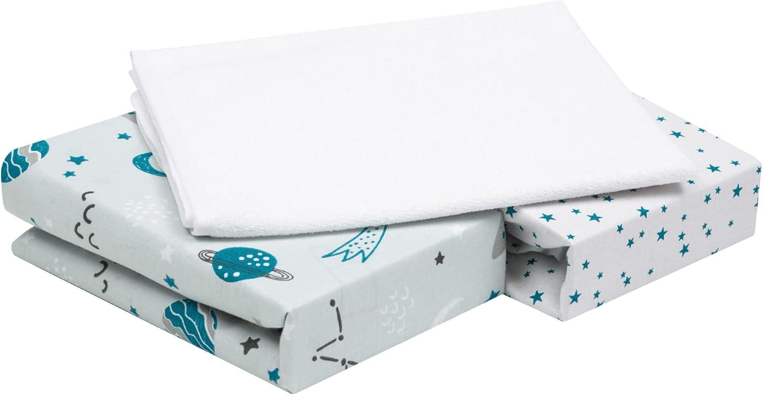 Drap housse 50x90 cododo 90x50 cm (Lot de 3) / Animal 90x50 cm (Lot de 3) / Cosmos 90x50 cm (Lot de 3) / Ourson 90x50 cm (Lot de 3) / Animal-90x50 cm (Lot de 3) / Cosmos-90x50 cm (Lot de 3) / Ourson-90x50 cm (Lot de 3) / Arc en ciel-
