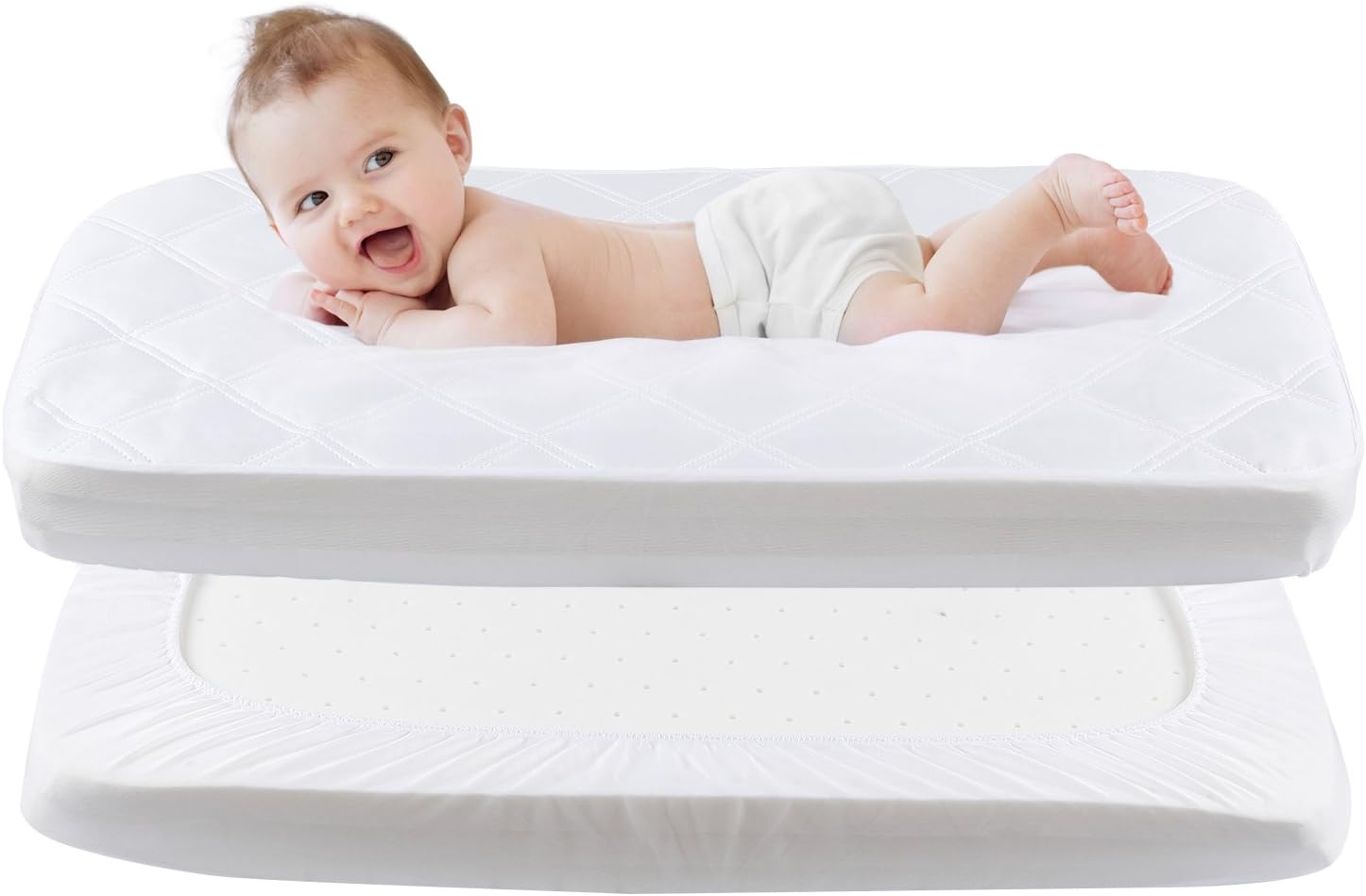 Drap housse cododo 90x52 52x90 cm (Lot de 1) / Blanc 52x90 cm (Lot de 1) / Blanc-