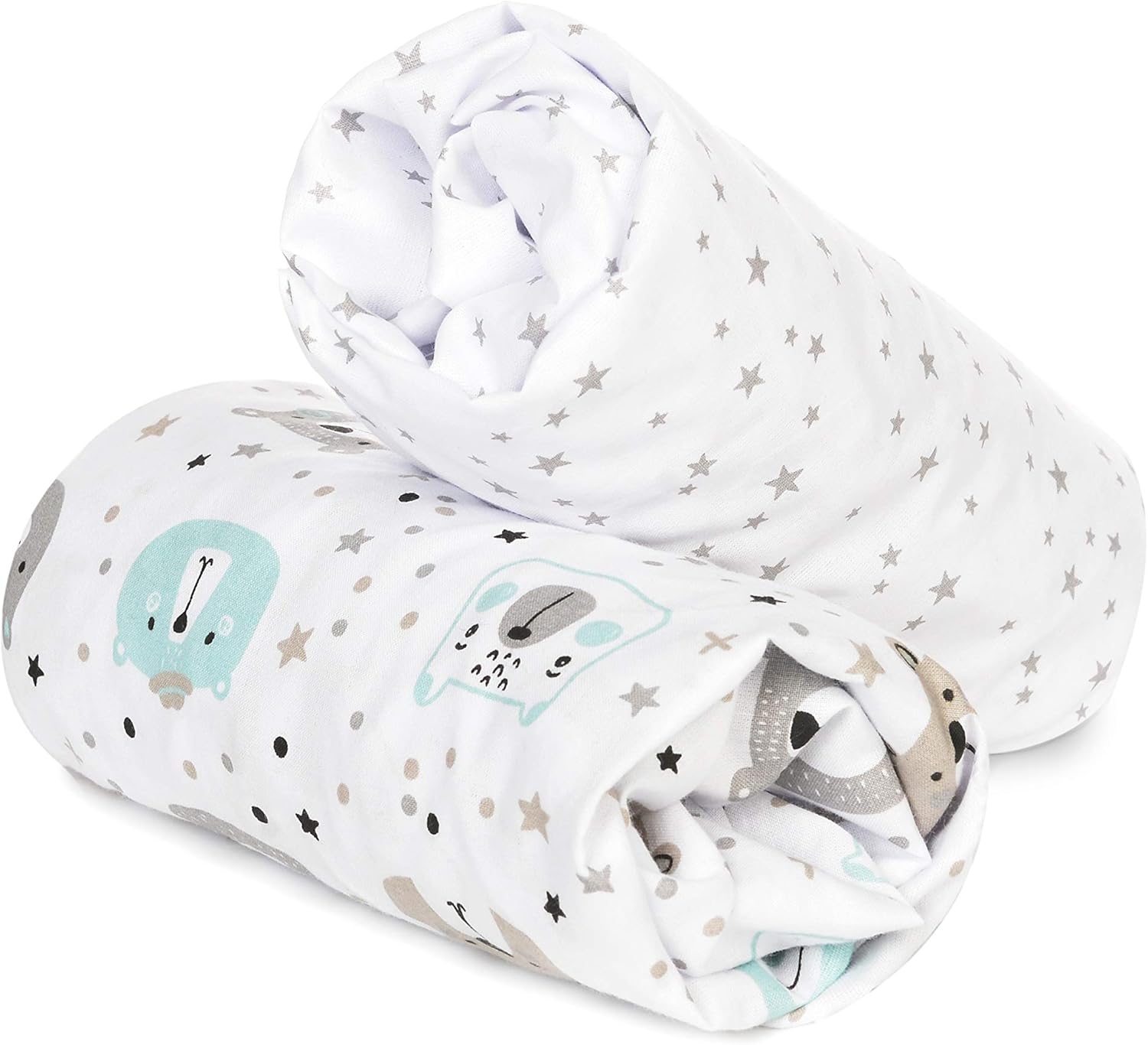Draps housse cododo 50x83 83x50 cm / 2 Draps 83x50 cm / 2 Draps & 1 Protège matelas 83x50 cm / 2 Draps-83x50 cm / 2 Draps & 1 Protège matelas-