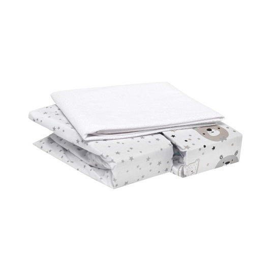 Draps housse cododo 50x83 83x50 cm / 2 Draps 83x50 cm / 2 Draps & 1 Protège matelas 83x50 cm / 2 Draps-83x50 cm / 2 Draps & 1 Protège matelas-
