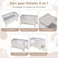 Lit cododo facilement transportable Beige Gris Beige-Gris-