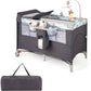 Lit cododo facilement transportable Beige Gris Beige-Gris-