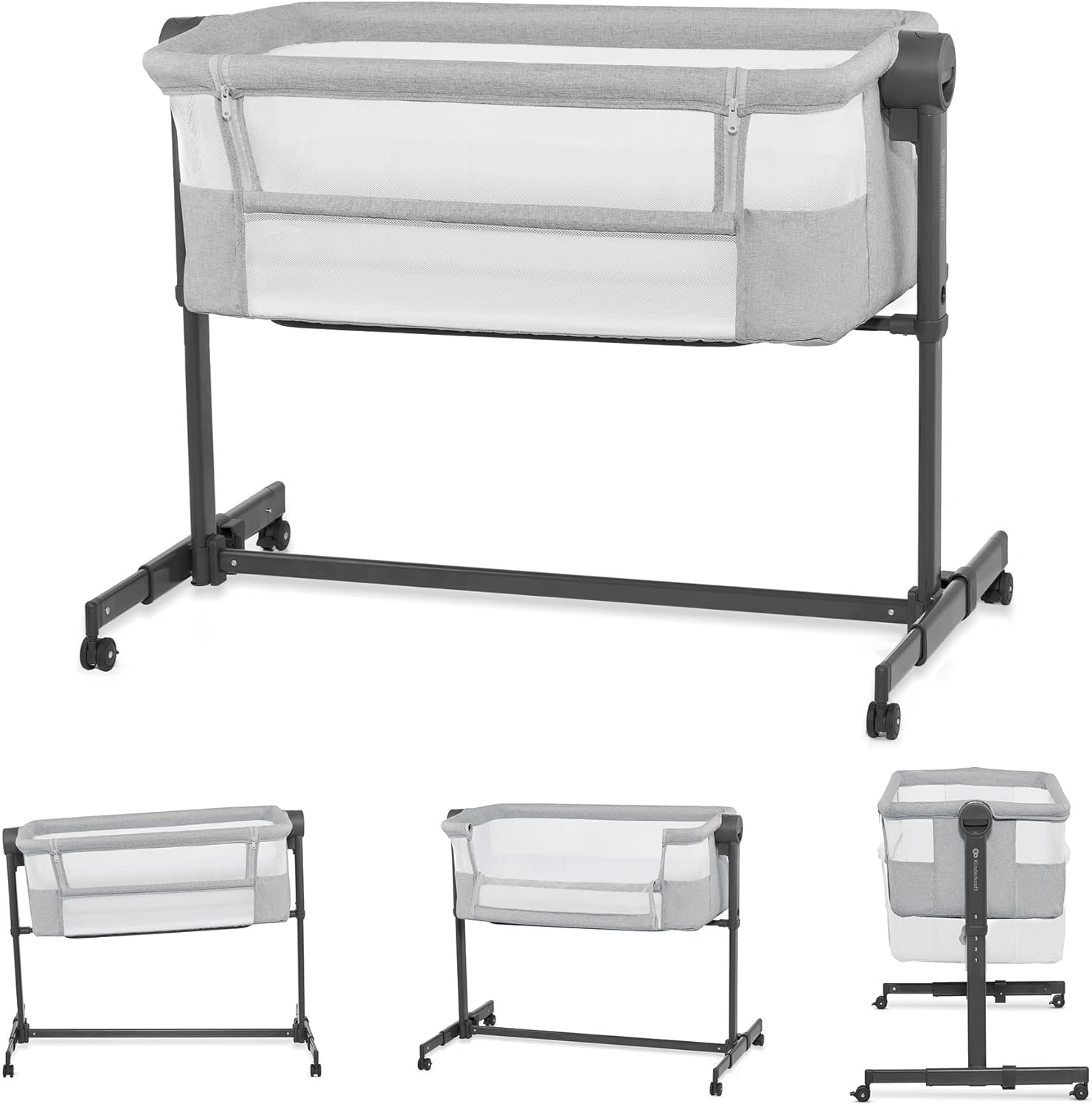 Lit cododo transportable Gris Gris-